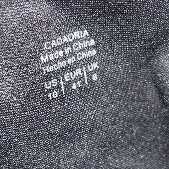 Glitter Sock Boots Size 10M Mix No. 6 CADAORIA 3" Heel - Picture 10 of 11